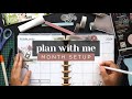 FEBRUARY PLAN WITH ME :: Monthly Layout &amp; Overview Pages Setup in a Classic Happy Planner