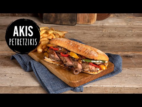 Philly Steak Sandwich | Akis Petretzikis