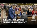Sanchez wins Spanish parliament&#39;s backing for new term as PM