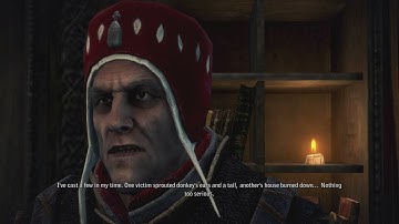 The Witcher 2 - Conspiracy Theory: Talk To Dethmold Dialogue Tree (Blood Curse, Coins, Sabrina) XSX