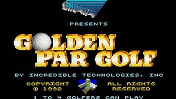 Golden Par Golf (Strata 1992)  Attract Mode 60fps