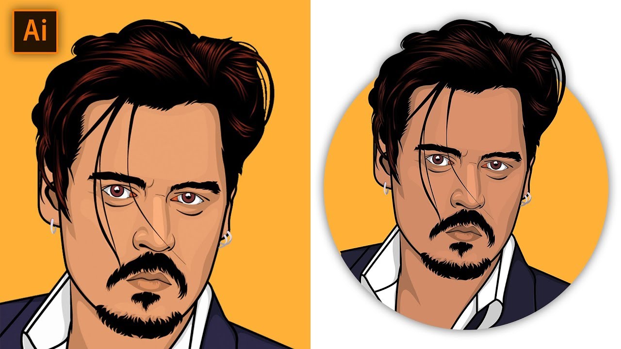 Vector Art - How to make Vector Portrait in Adobe Illustrator