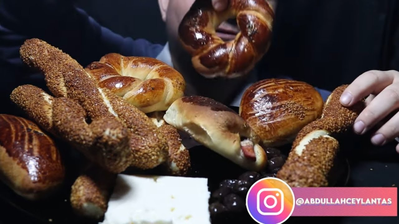 ASMR TURKISH Çikolatalı Simit Ballı Simit sizce hangisi?