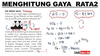 GAYA PENAHAN KESETIMBANGAN BENDA TEGAR (UM UNDIP 2019) | Fisika SMA Kelas 11