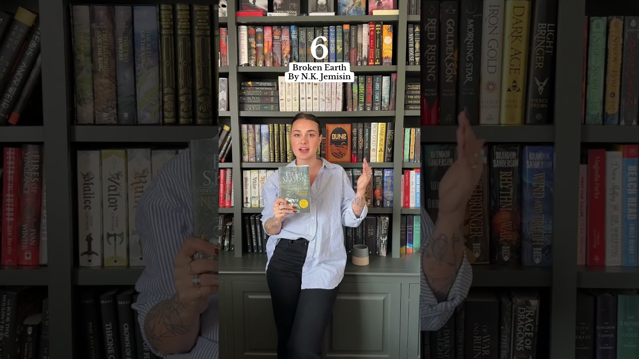 ⁣Maddie’s top ten fantasy/sci-fi series ranked!! #booktube #booktubetbr #bookreview #bookclub