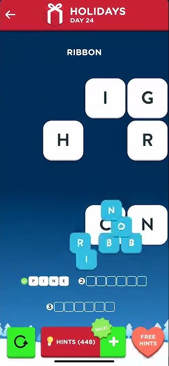 Wordbrain 2 Holiday Event 2023 [Day 24 December 24] wordbrain2 