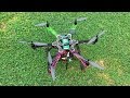 First Flight of Home Built Hexacopter