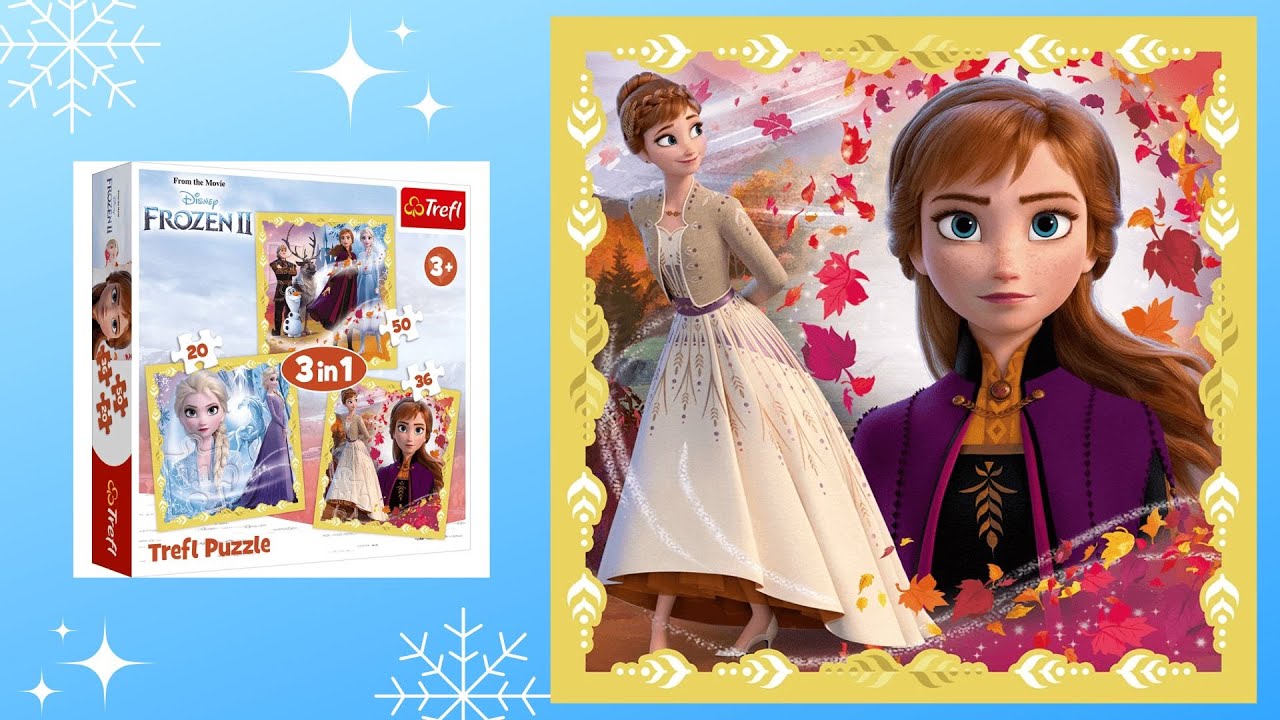 Elsa and Anna / TREFL PUZZLE FROZEN II / Video for kids - YouTube