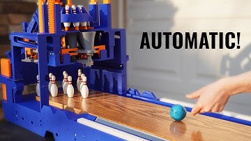 I Built a Mini Bowling Lane