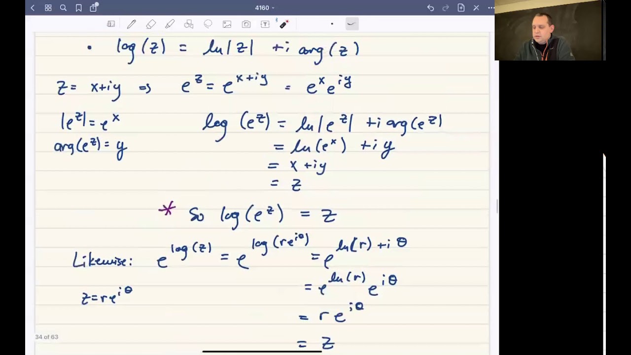 Properties of Complex Logarithms - YouTube