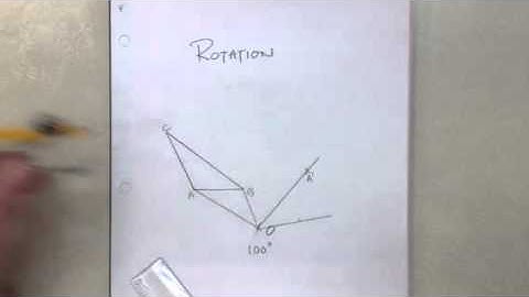 Isometric Transformations: Rotations
