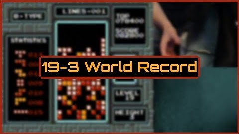NES Tetris: B-Type 19-3  [FORMER] World Record (118,800)