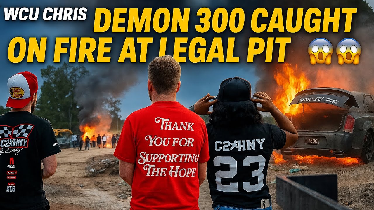 DEMON 300 CATCHES FIRE AT LEGAL PIT (BAMA IS NUTS)