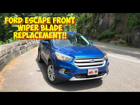 Ford Escape Front Wiper Replacement - YouTube