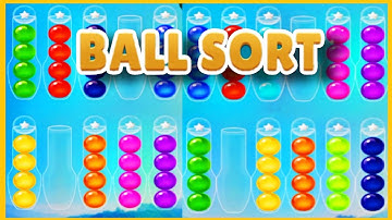 color ball sort wooden puzzle (level 1958-1965) #relaxing #gaming