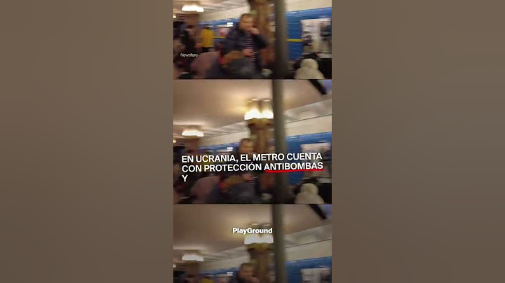 El refugio antibombas al alcance de todos: el metro #Ucrania #Rusia #Ukraine #Russia