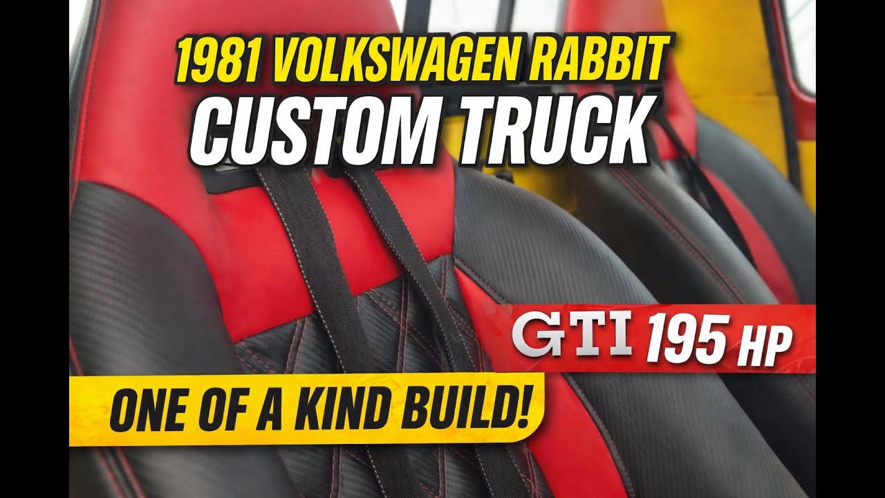 1981 Volkswagen Rabbit Custom Truck | One-Off VW Pickup (GTI 16V, 195HP ...