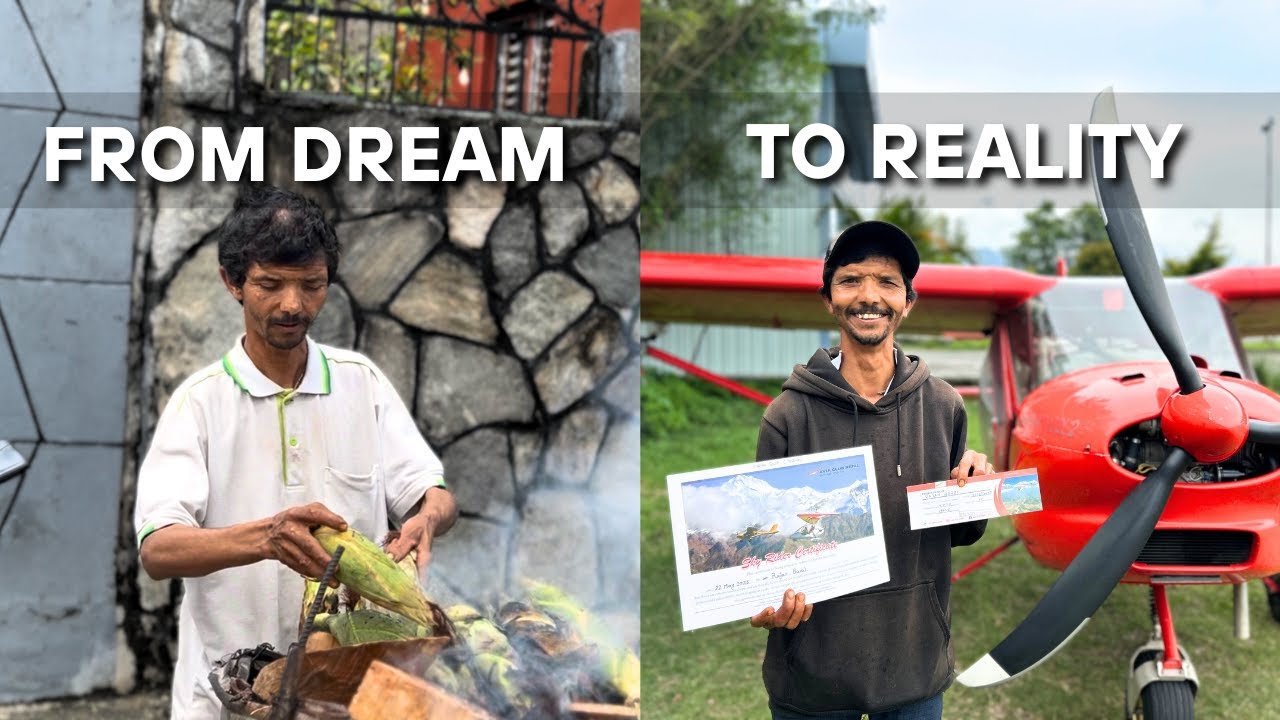 Taking a random corn-seller to fly with me