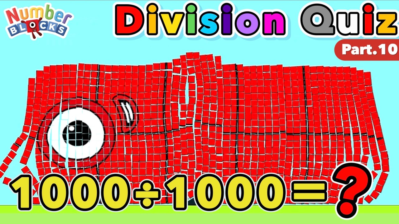 Numberblocks Learn Division Part 10｜Math Division for Kids