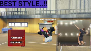 I Became Azume And Destroyed Everyone.. Roblox Haikyuu Legends