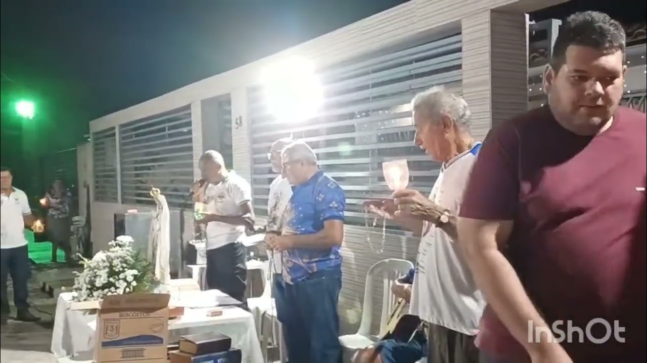 Sto terço filhos de Maria rezando pelos 85 anos do Senhor Genario em Serrinha.RN.07/01/2025