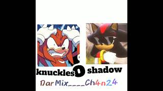 Knuckles O Shadow?Dejame Pensar...meme