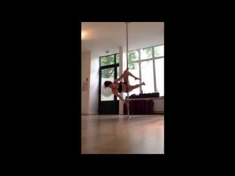 Anna G. Spinning and static combo Split, Jamilla,handstand, superman, phyton, switc