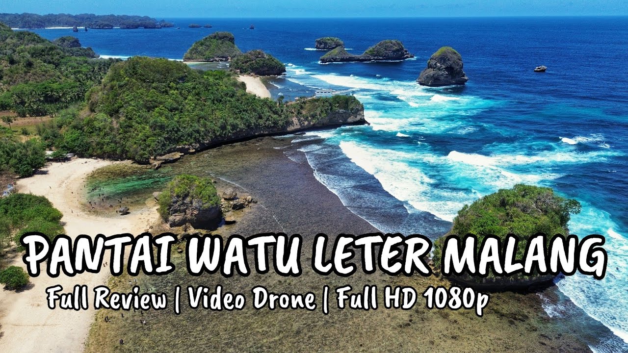 PANTAI WATU LETER MALANG‼️ Spot Camping Wisata Piknik Keluarga di Pantai Terindah Malang Selatan⁉️