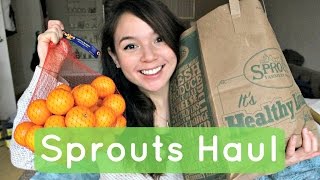 SPROUTS GROCERY HAUL \/\/ Healthy \& Vegan