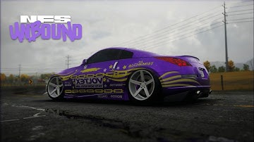 chill drifting after rain in a 350z / NFS UNBOUND Hayeduce drift mod 