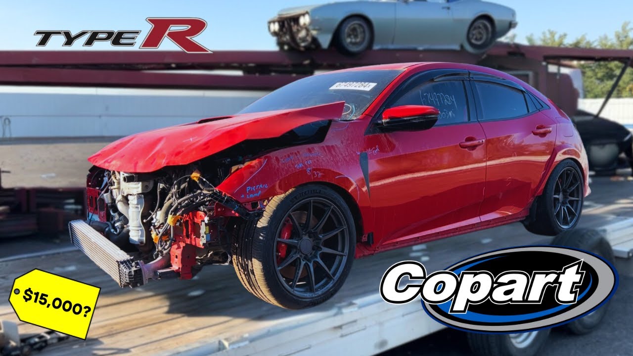 REBUILDING A WRECKED TYPE R FROM AUCTION!