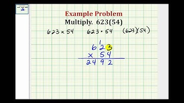Example:  Multiplying Whole Numbers