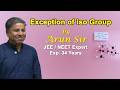 Exception of iso Group