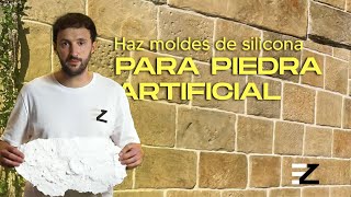 Cómo hacer MOLDES de SILICONA para PIEDRA ARTIFICIAL