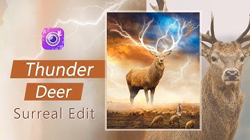 How to Create a Surreal Photo Edit | Thunder Deer | Tutorial | YouCam Perfect