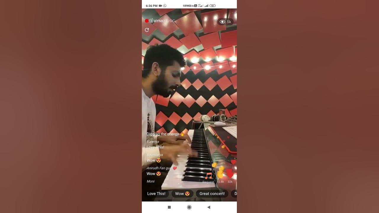 Hoyna hoyna - gangleader Anirudh live