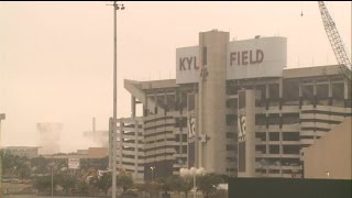Kyle Field Implosion - Olsen Field At Blue Bell Park