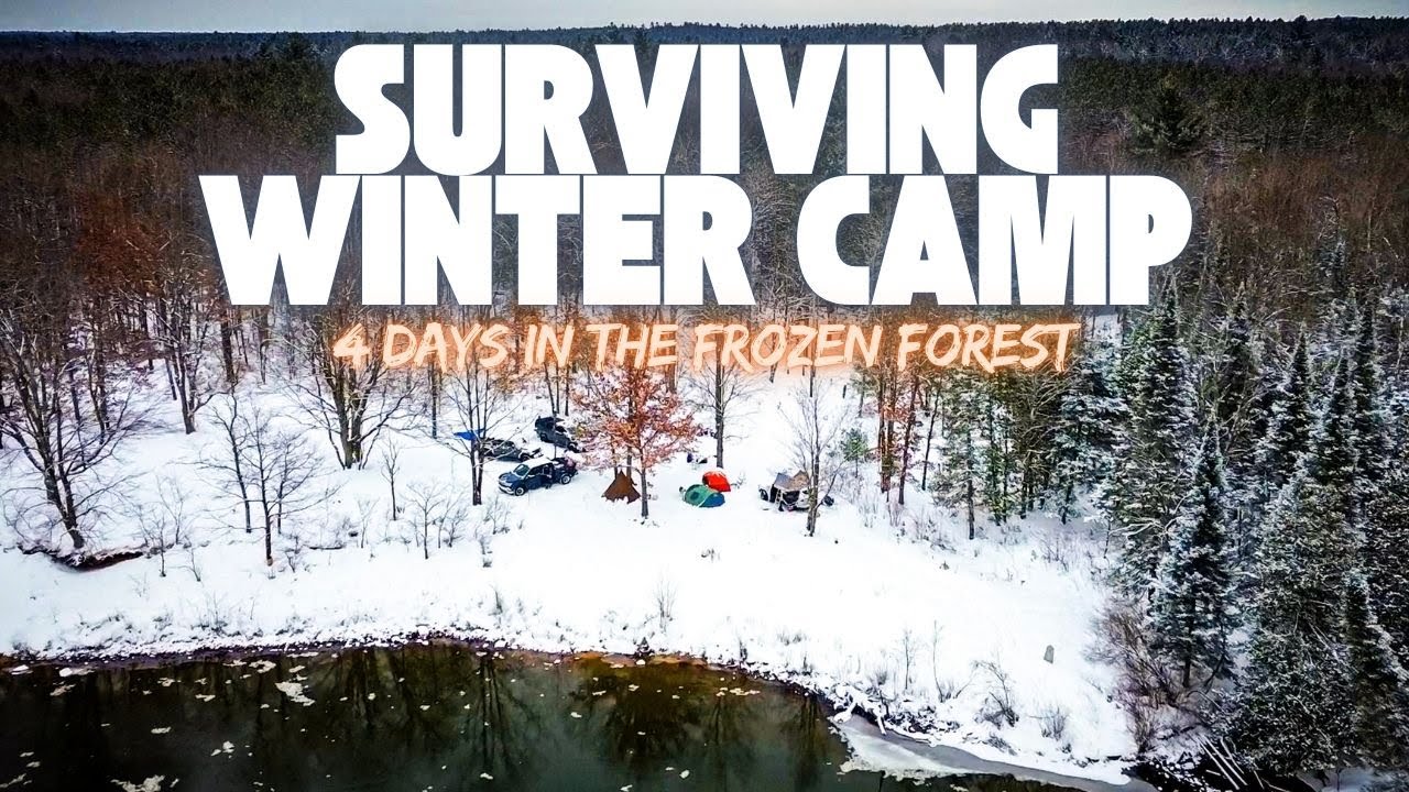 Winter Camping in Manistee National Forest | Off-Roading, Camp Setups & Good Vibes!