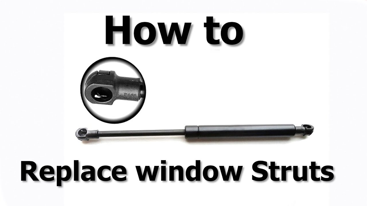 How to Replace Rear Window Strut on a Nissan Pathfinder - YouTube