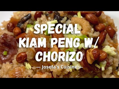 How to Cook Special Kiam Peng with Chorizo | Salty Rice | Josefa’s Cuisine