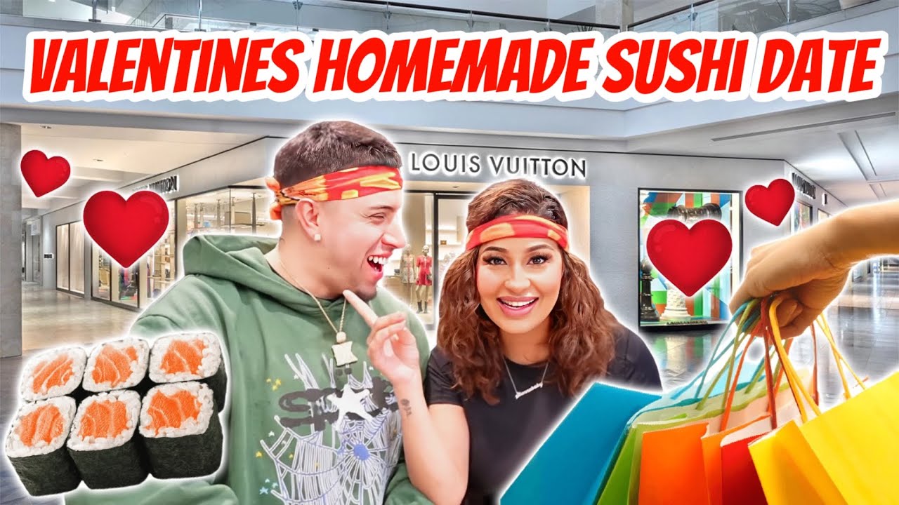 МЫ ПРИГОТОВИЛИ ДОМАШНИЕ СУШИ НА ДЕНЬ СВЯТОГО ВАЛЕНТИНА!!!