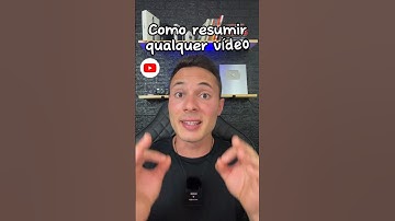 Ferramenta incrível resume vídeos do YouTube #dicas #youtube #resumo #inteligenciaartificial