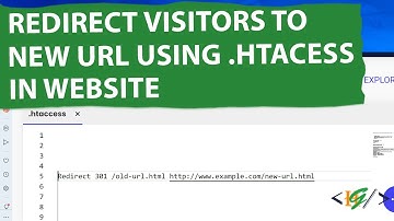 How to Redirect Visitors to a New URL using .Htaccess in Website | WordPress | HTML | PHP