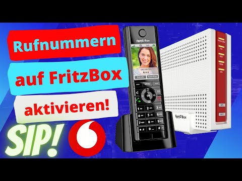 Rufnummern bei Vodafone in einer Fritz Box einrichten – SIP Trunk