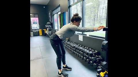 Hamstring and T spine stretch