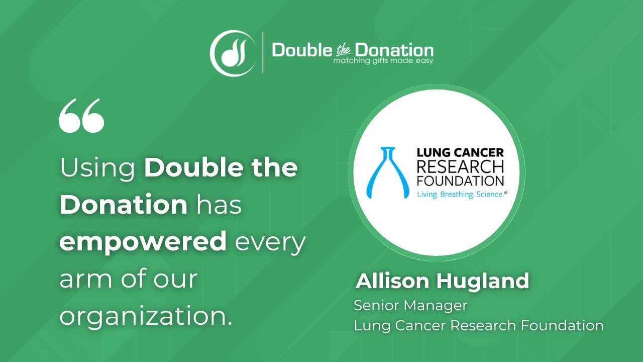 Matching Gift Success for Lung Cancer Research Foundation