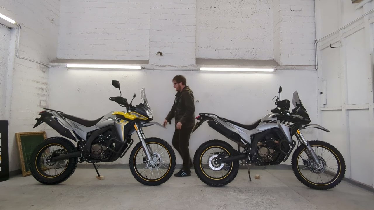 Lowering the seat height on a VOGE 300 RALLY