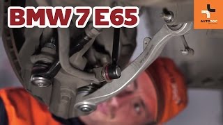 How to replace Control arm BMW 7 (E65, E66, E67) Tutorial