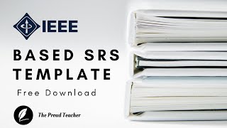 IEEE based SRS template - Free Download