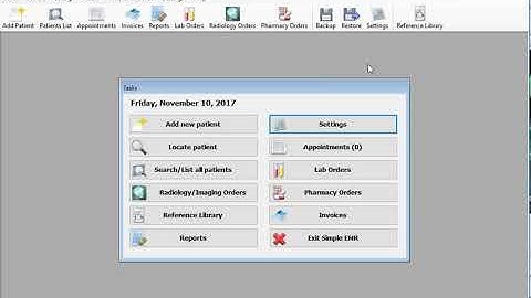 Simple EMR - View and process Lab, Radiology, & Pharmacy orders  - software for clinics